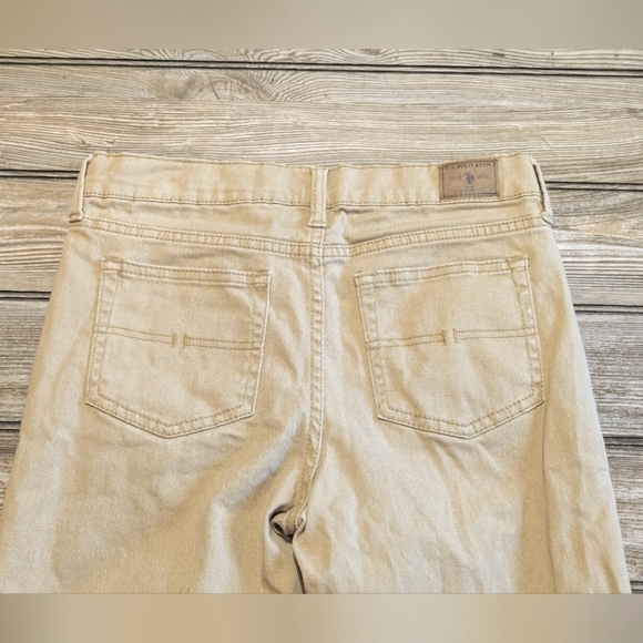 U.S. Polo Assn. Tan Pants Size Boys 14 - Picture 1 of 11